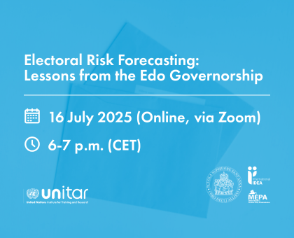 Electoral Risk Forecasting: Lessons from the Edo Governorship